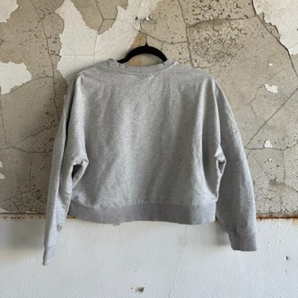 UCLA Sweatshirt Womens S Embroidered Collegiate Cropped Bruins Pullover Crewneck - Picture 4 of 4